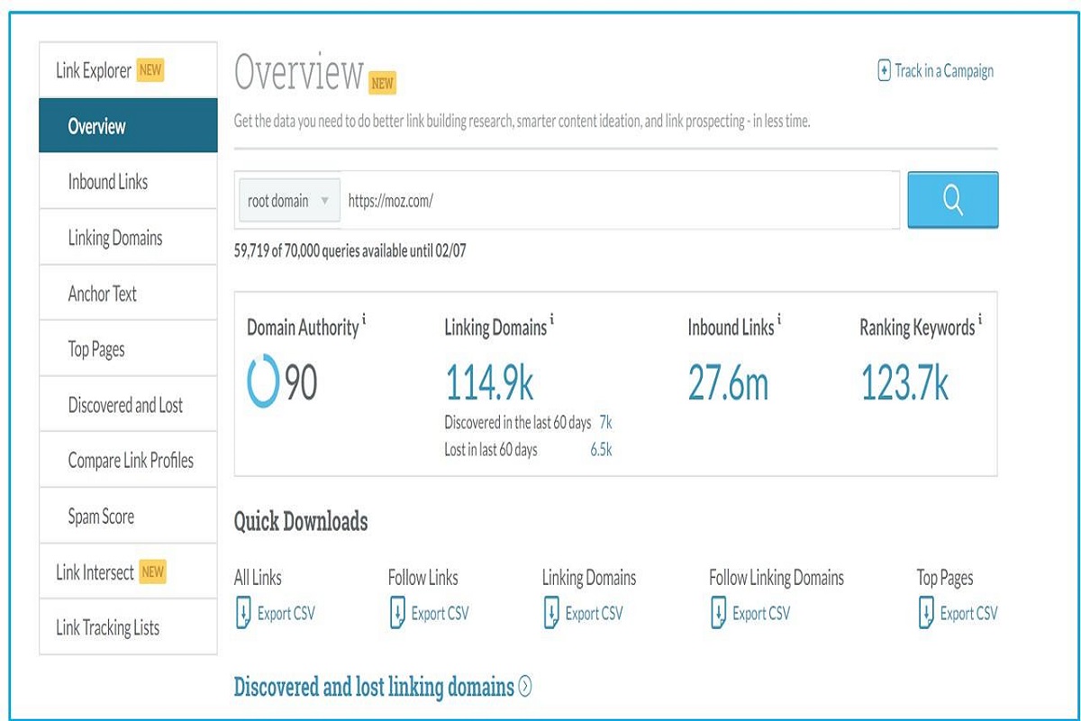 domain authority checker moz