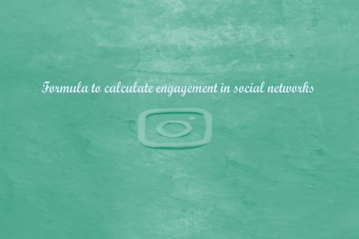 Formula to calculate engagement in social networks