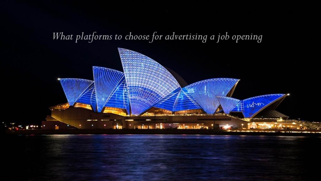 What platforms to choose for advertising a job opening