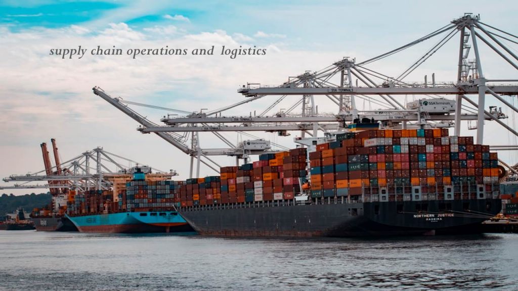 supply chain includes other operations, in addition to logistics, such as