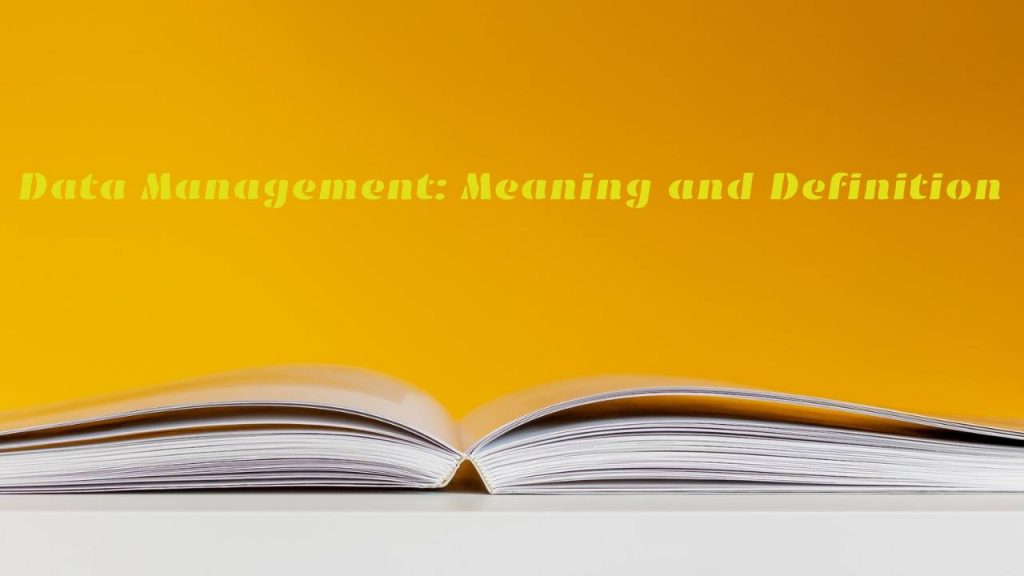 Data Management_ Meaning and Definition