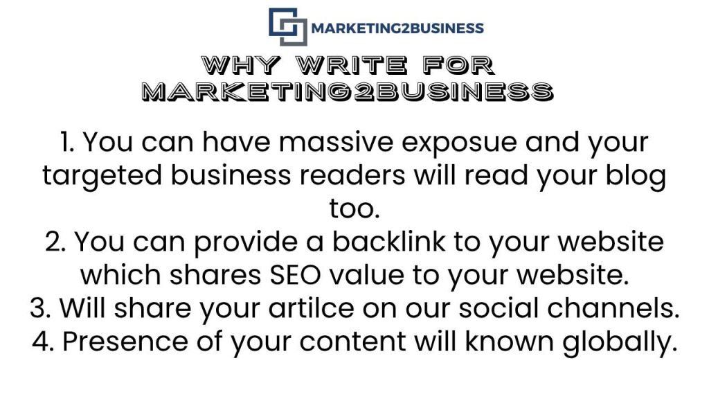 Cryptocurrencies Write For Us - Why Write for Marketing2Business (2)