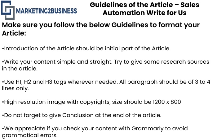 Guidelines for the article Marketing2Business 