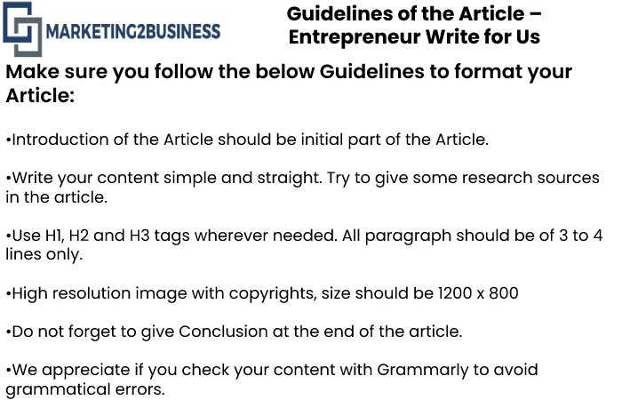 Guidelines for the article Marketing2Business 