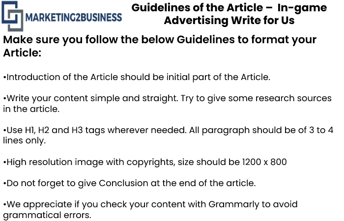 Guidelines for the article Marketing2Business 