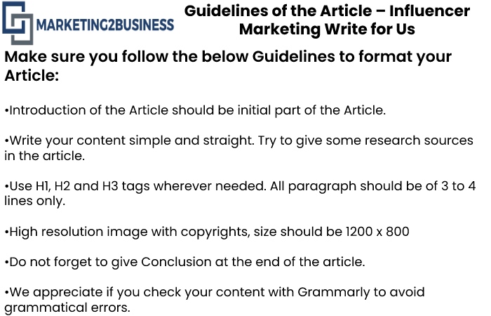 Guidelines for the article Marketing2Business 