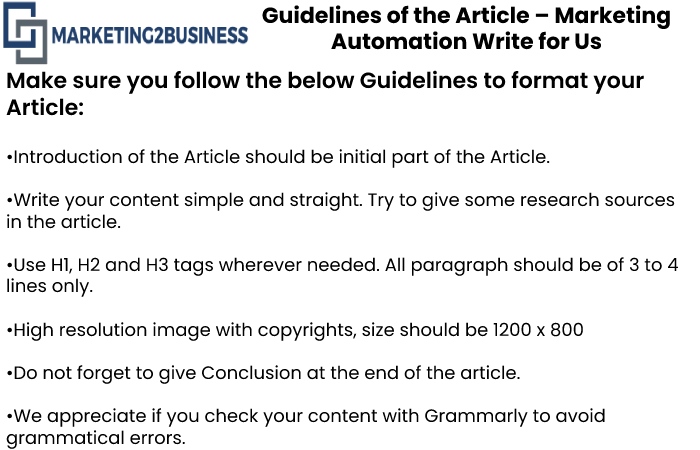 Guidelines for the article Marketing2Business 
