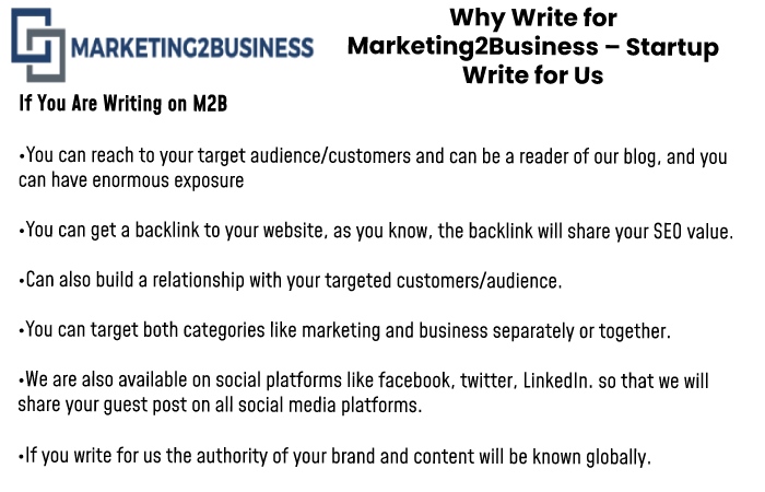 Why write for us Marketing2Business 