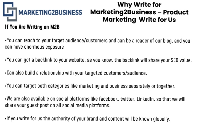 Why write for us Marketing2Business 