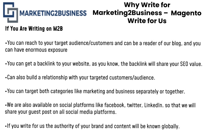 Why write for us Marketing2Business 