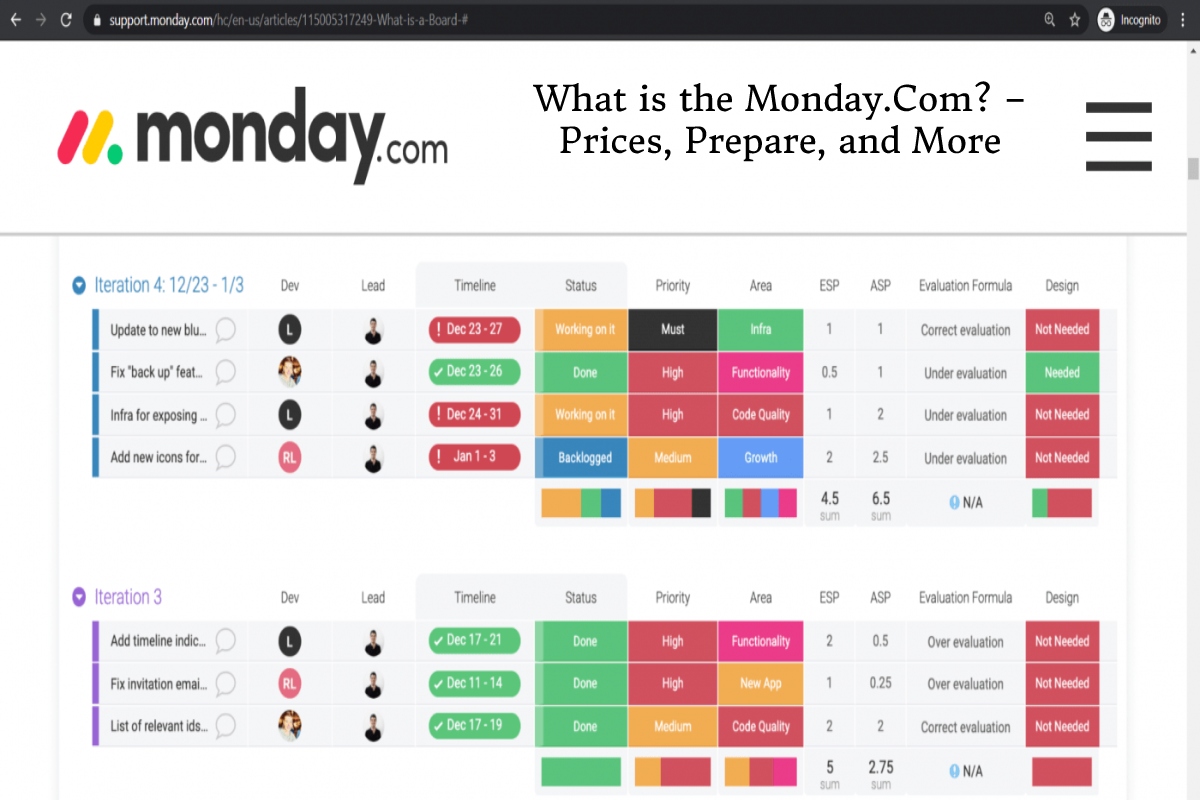 What is the Monday.Com? – Prices, Prepare, and More
