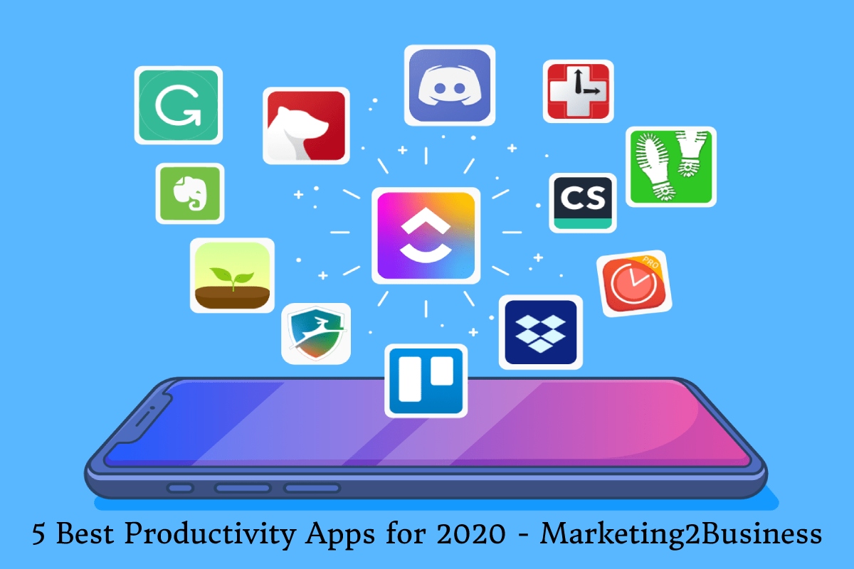 5 Best Productivity Apps for 2020