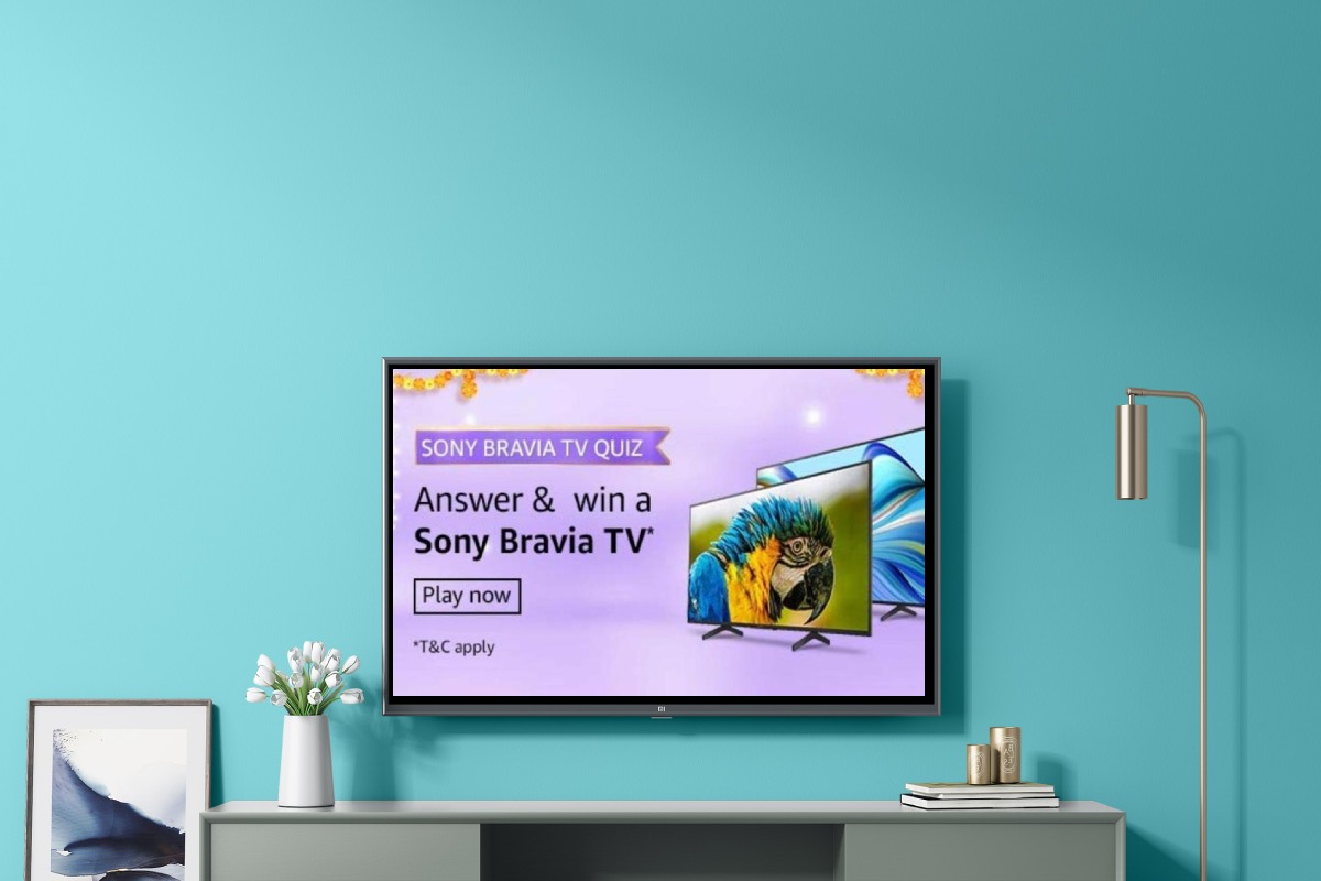 The Sony Bravia X7400 Series Comes With Display – Fill In The Blank, Amazon Quiz Tv 2021