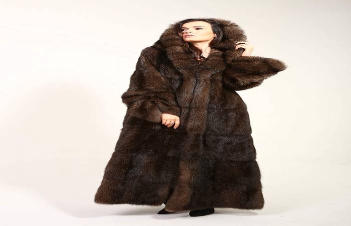 Real Russian Sable Long Fur Coat Most Expensive Things on Amazon