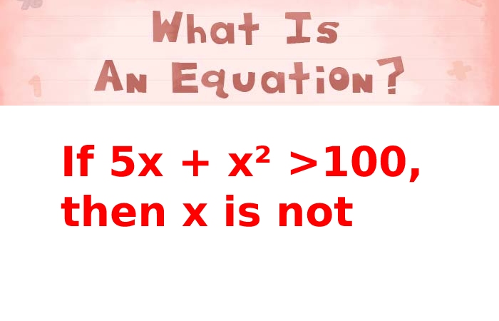 What are Equations?