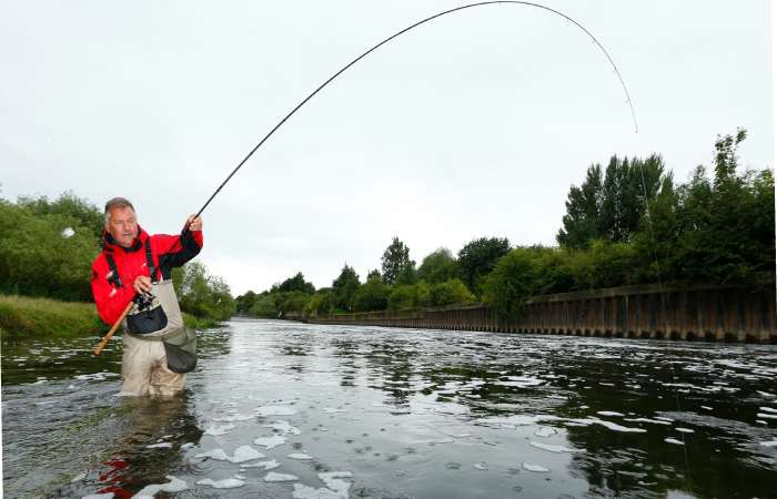 Floating fishing poles