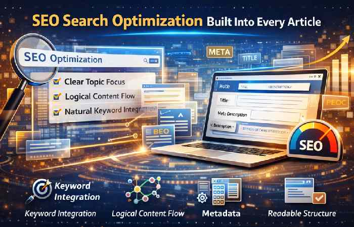 SEO Search Optimization Built Into Every Article