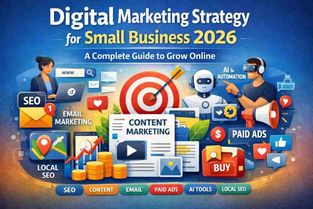 Digital Marketing Strategy For Small business (2026 Guide) Digital Marketing Strategy For Small business (2026 Guide)