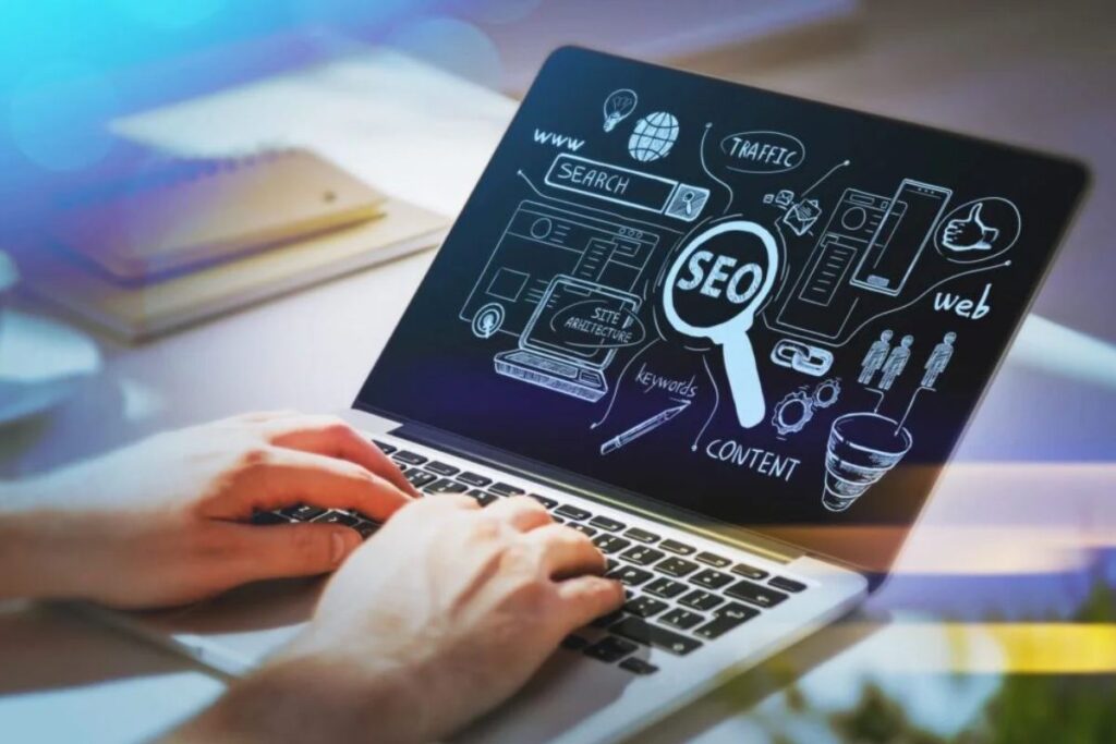 How AI Search Is Changing Local SEO for Ontario Businesses Ontario business owner reviewing AI-powered local search results